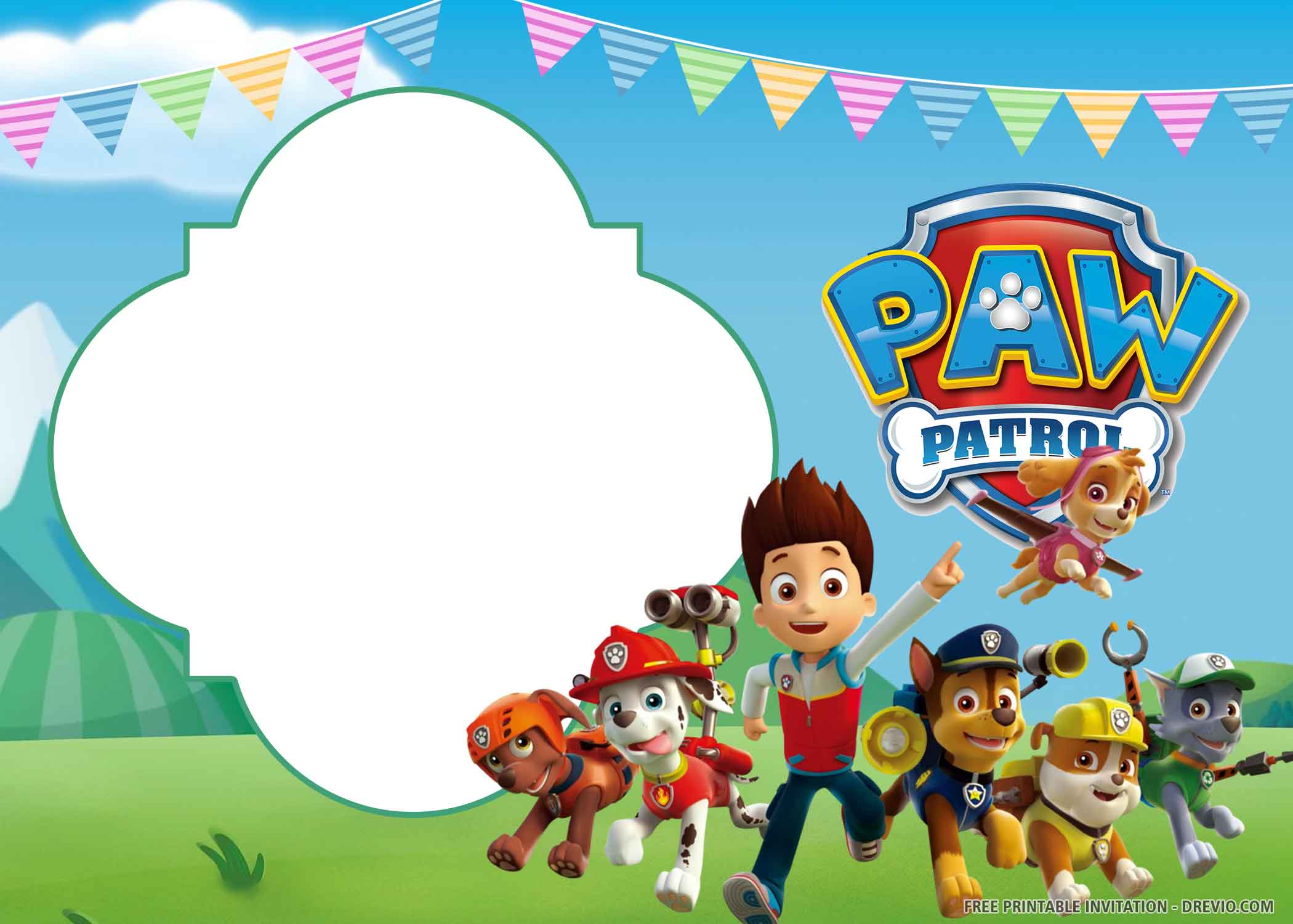 Free Printable Paw Patrol Birthday Card Free Printable Paw Patrol Birthday Card