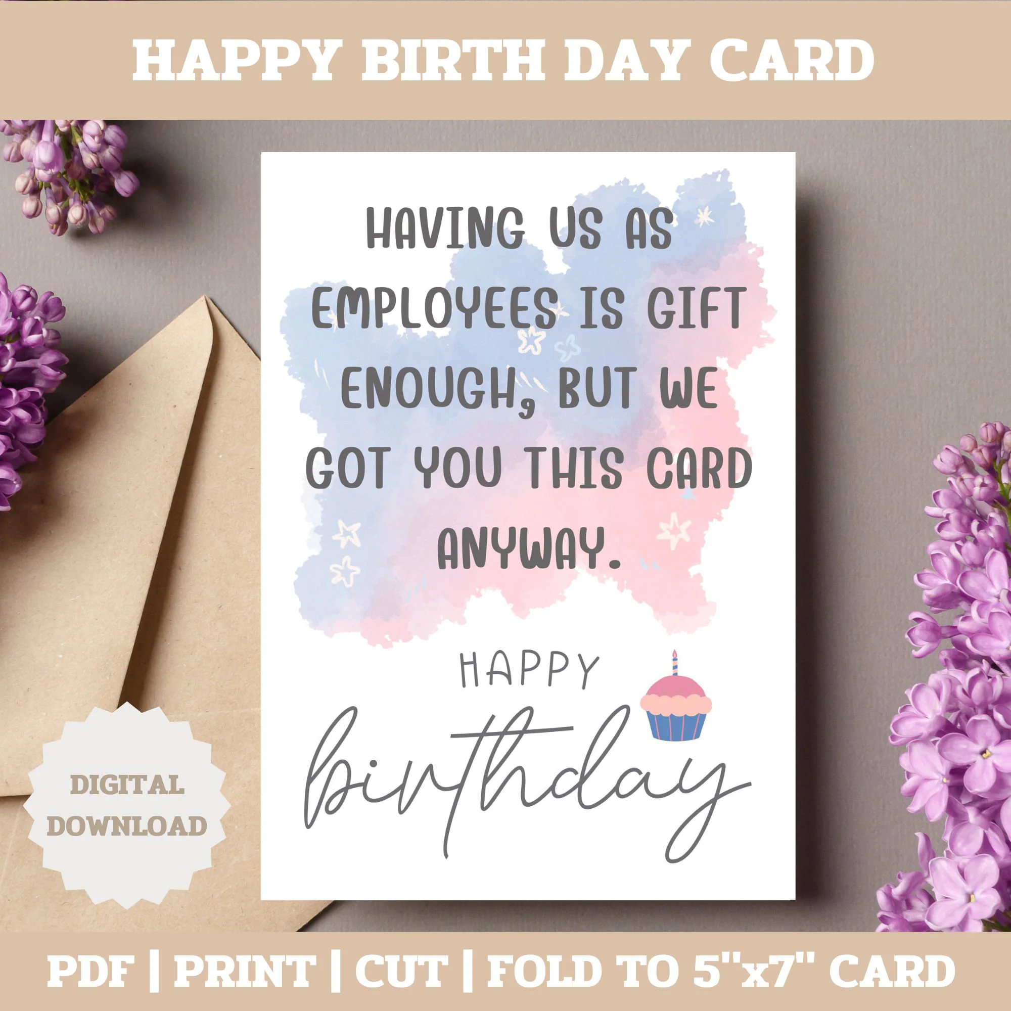 Funny Birthday Boss Card Printable Bday Funny Birthday Boss Card Printable Bday