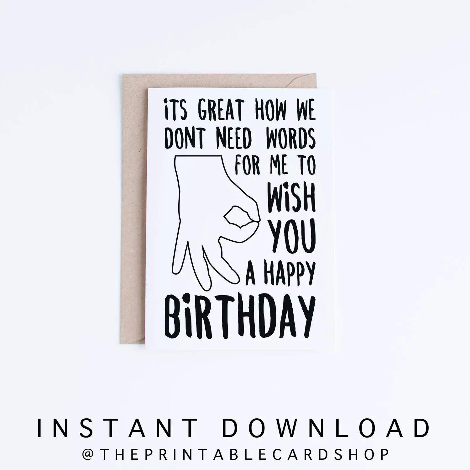 Funny Birthday Cards Instant Download