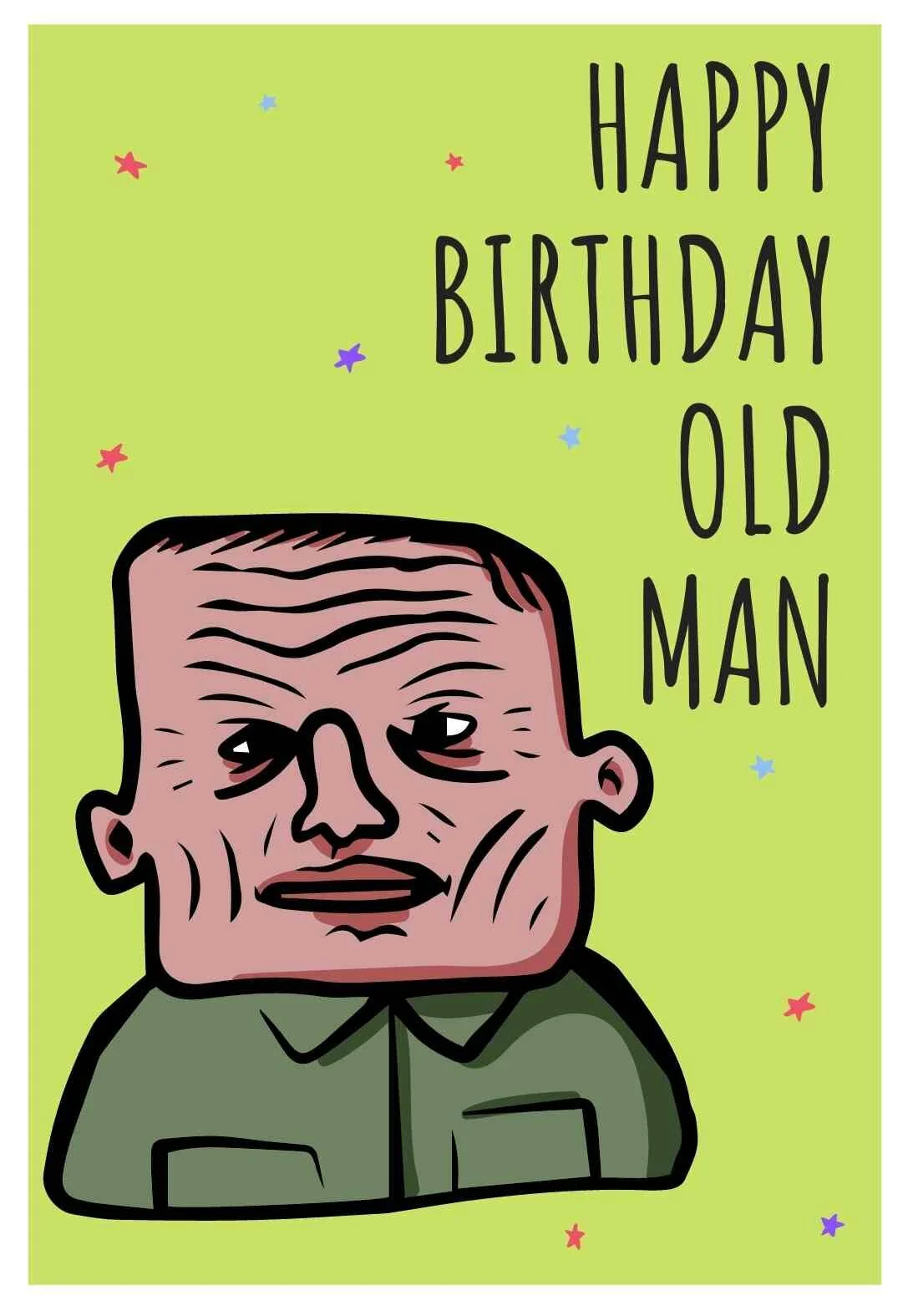 Grandfather Printable Birthday Cards