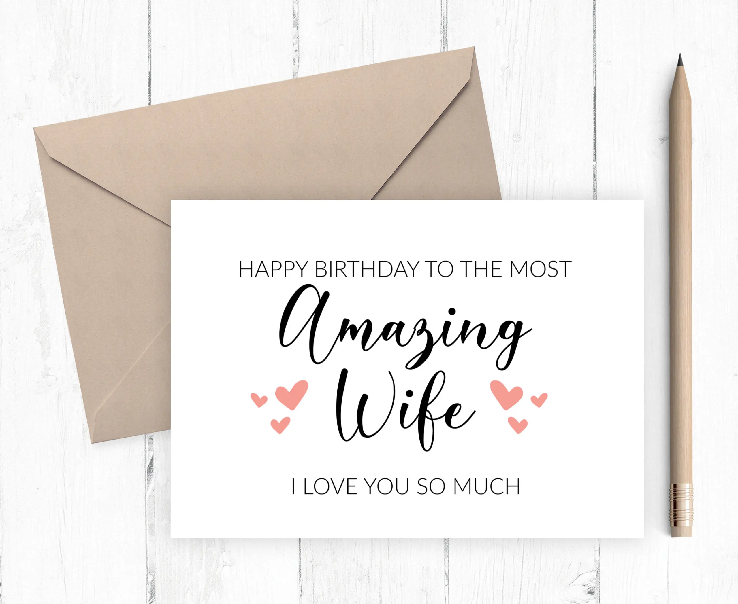 Happy Birthday To Wife Printable Card Happy Birthday To Wife Printable Card