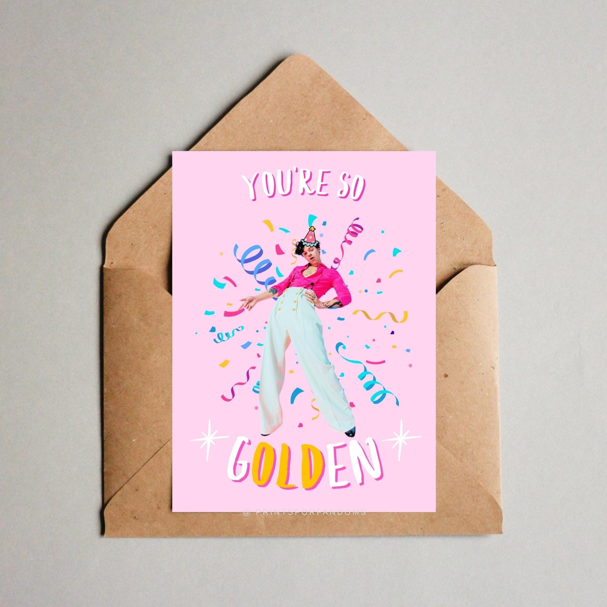 Harry Styles Card Printable Harry Styles Card Printable