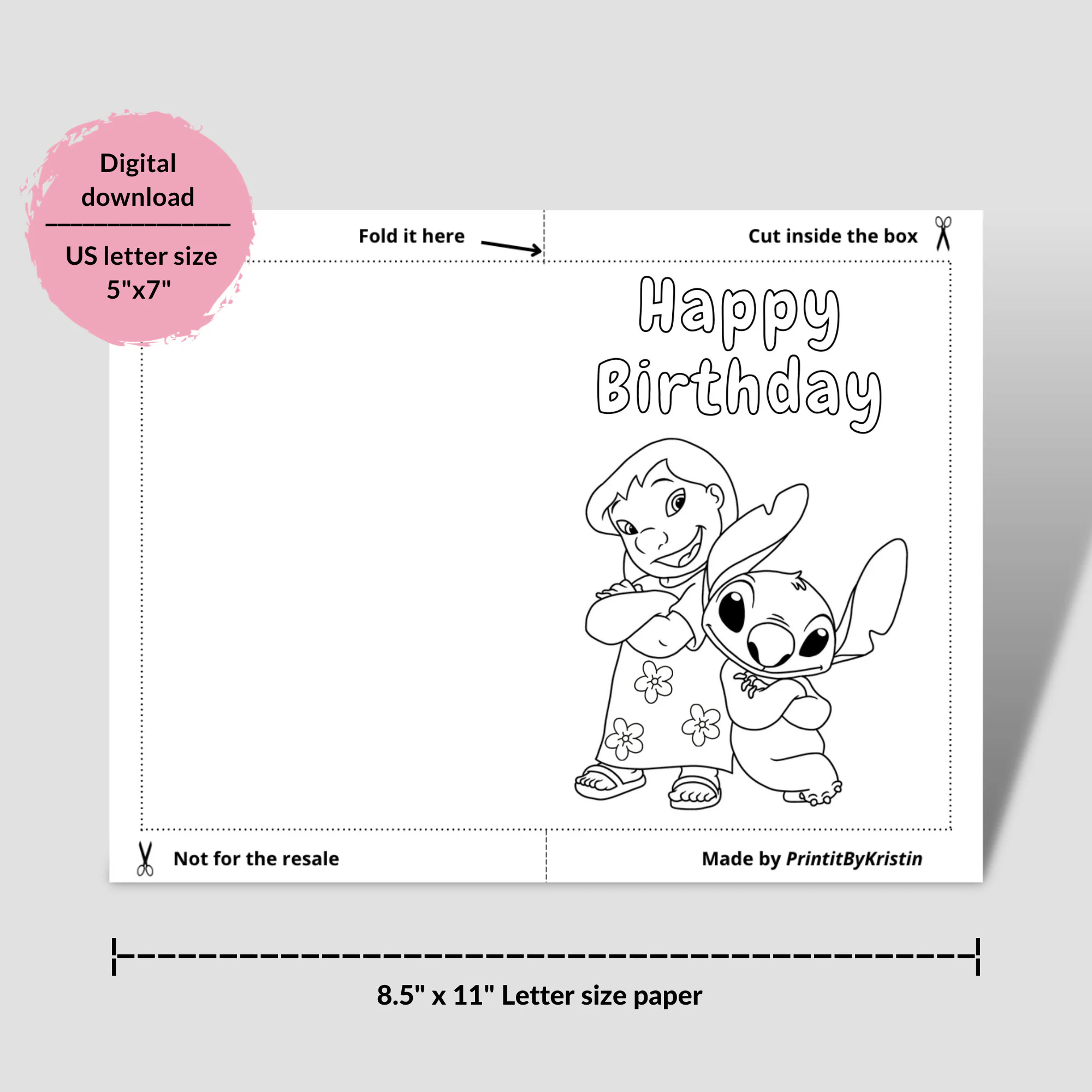 Lilo And Stitch Coloring Page Printable Lilo And Stitch Coloring Page Printable