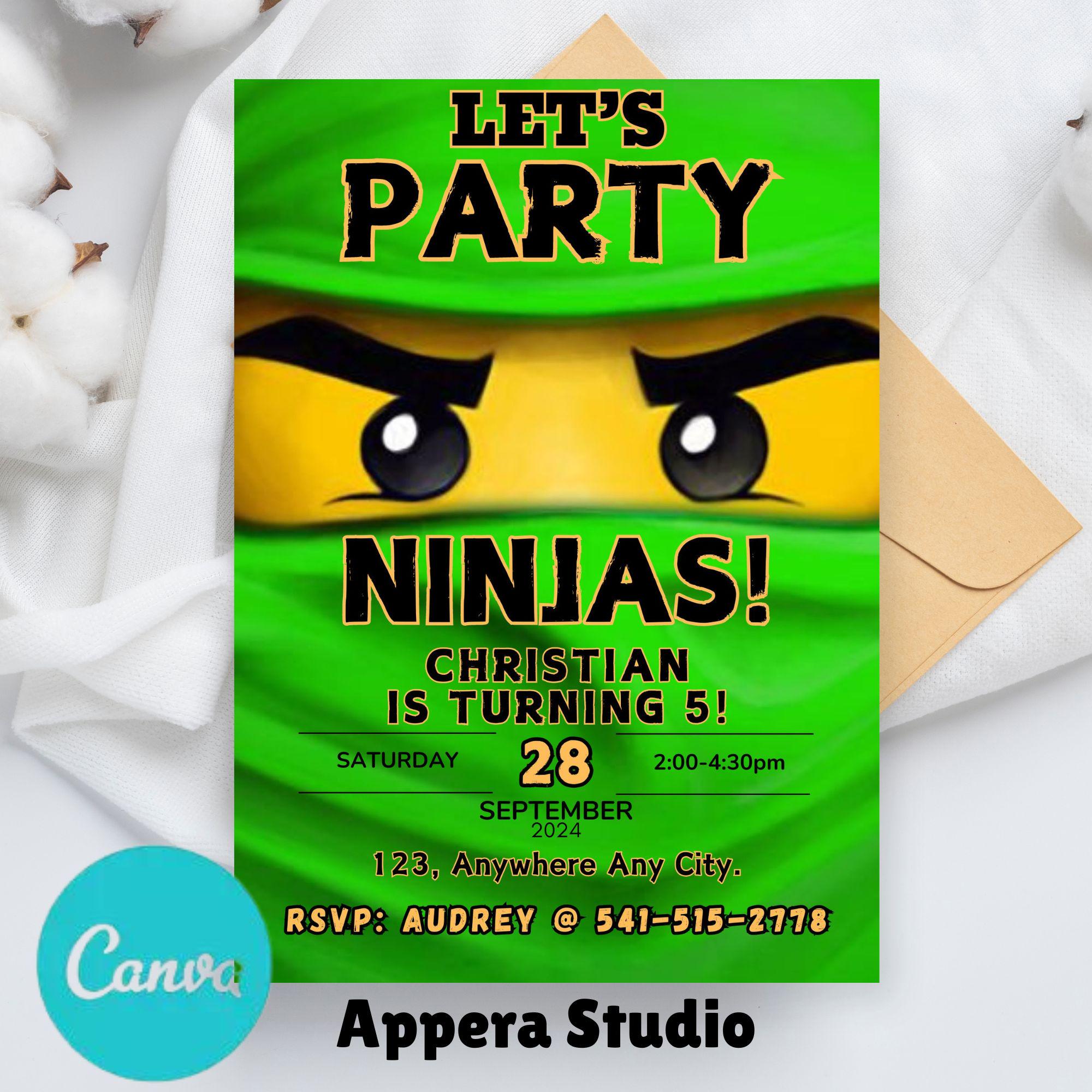 Ninjago Birthday Cards Ninjago Birthday Cards