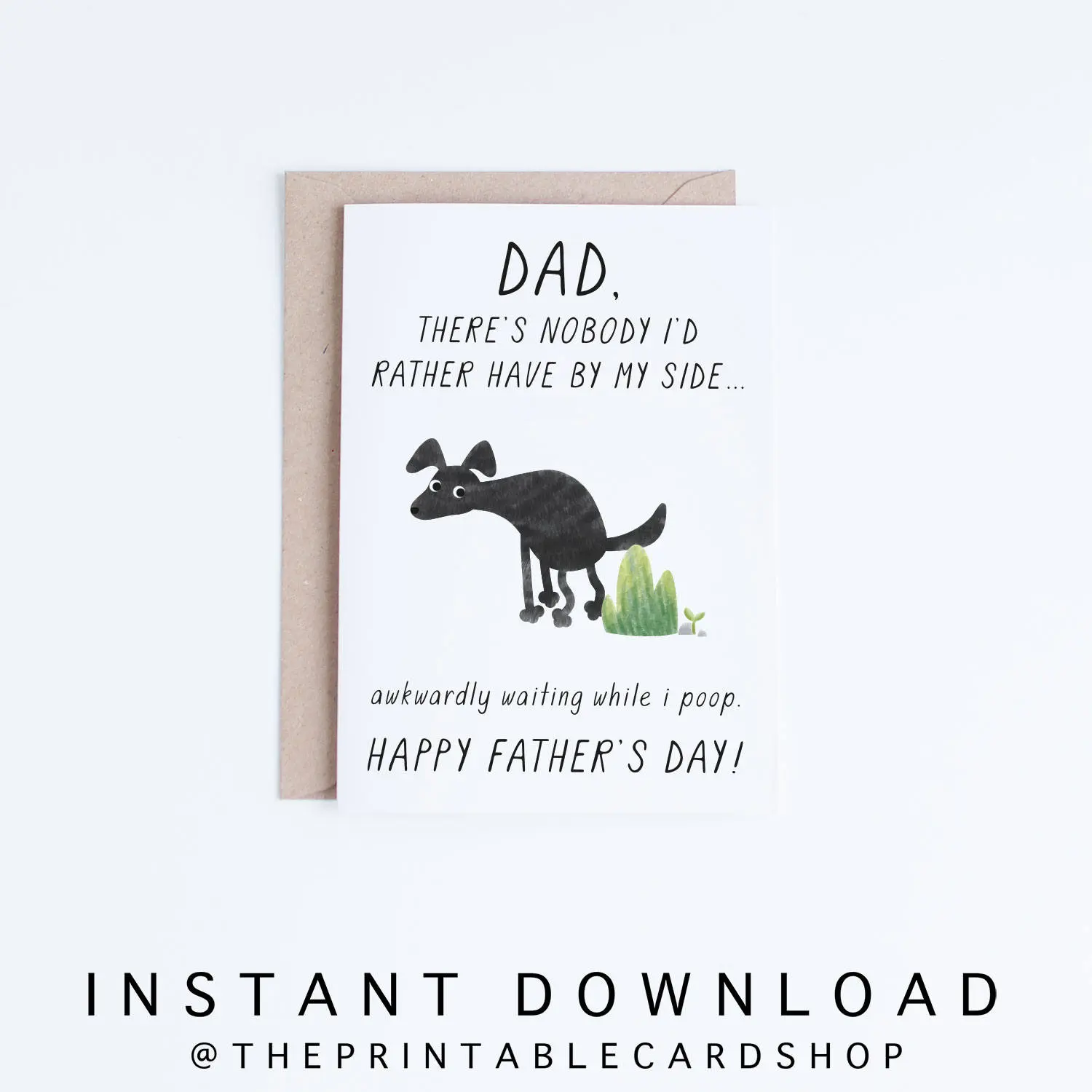 Pet Dad Printable Fathers Day Cards