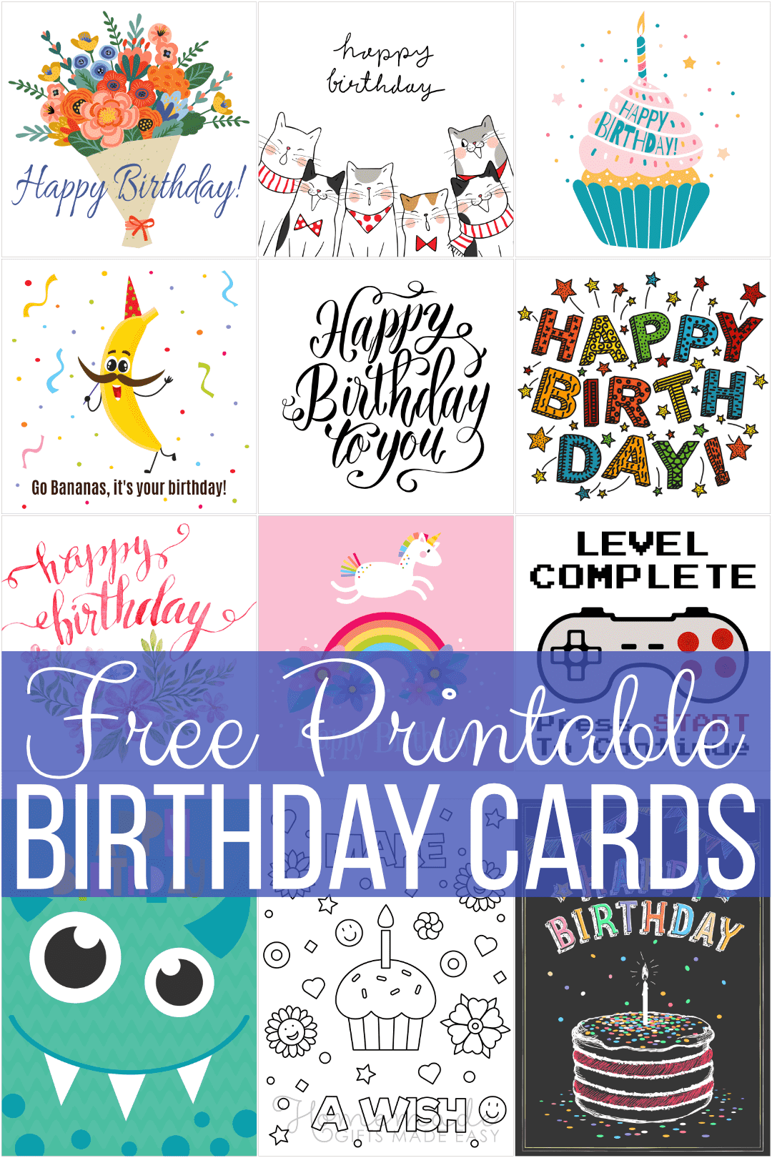 Printable Birthday Cards