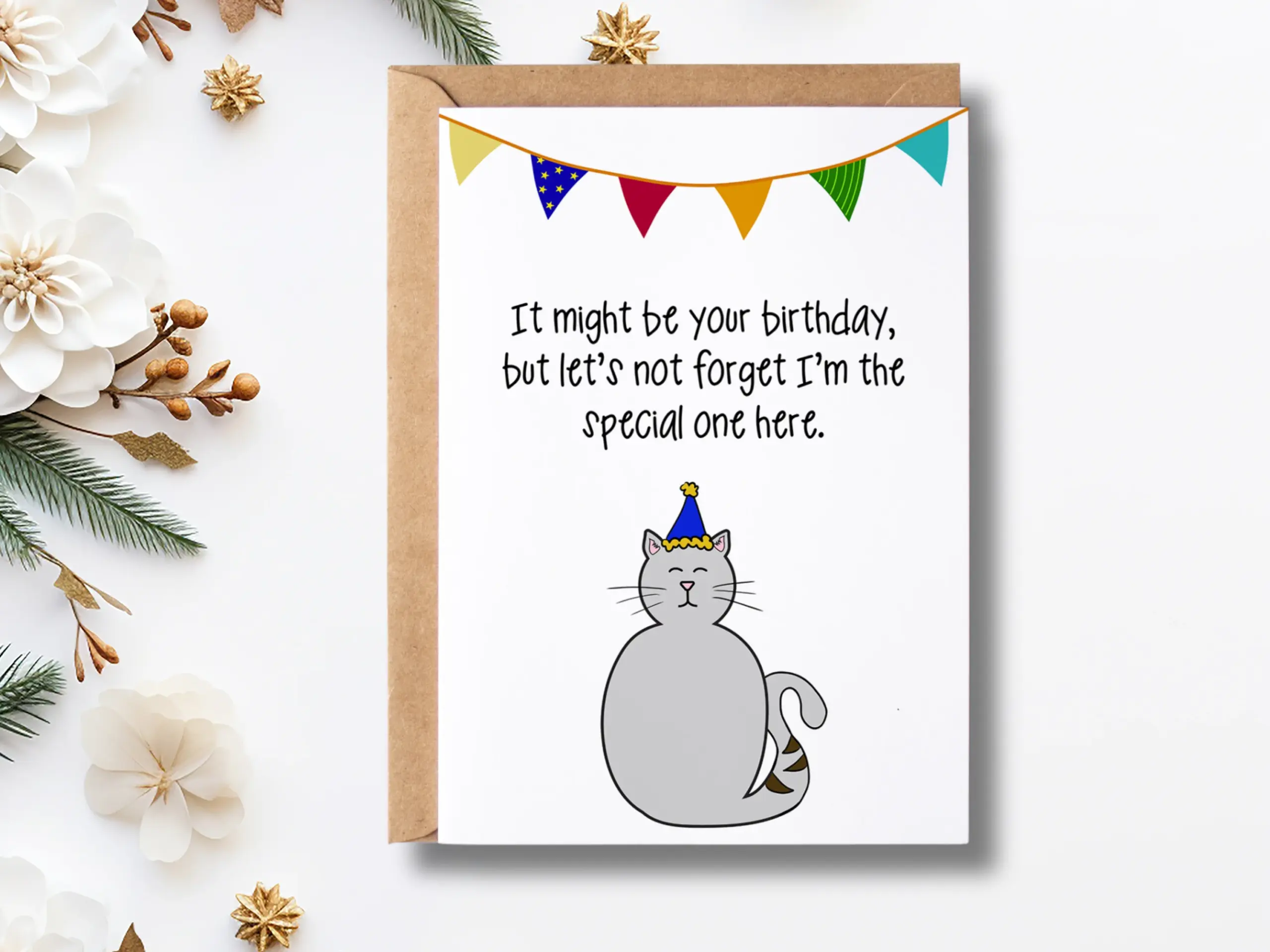 Printable Funny Cat Birthday Cards Printable Funny Cat Birthday Cards