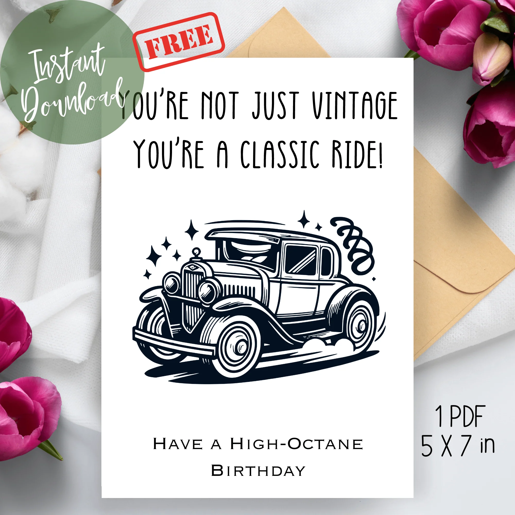 Free Printable Vintage Birthday Cards