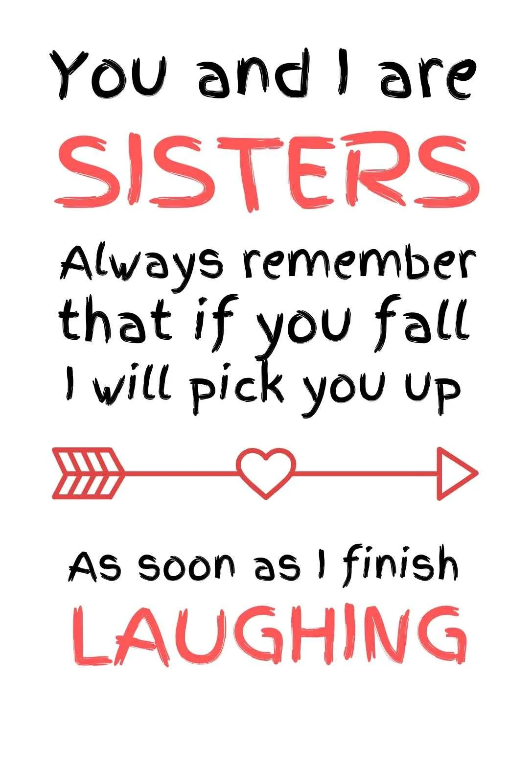 Happy Birthday Sister Printable Cards