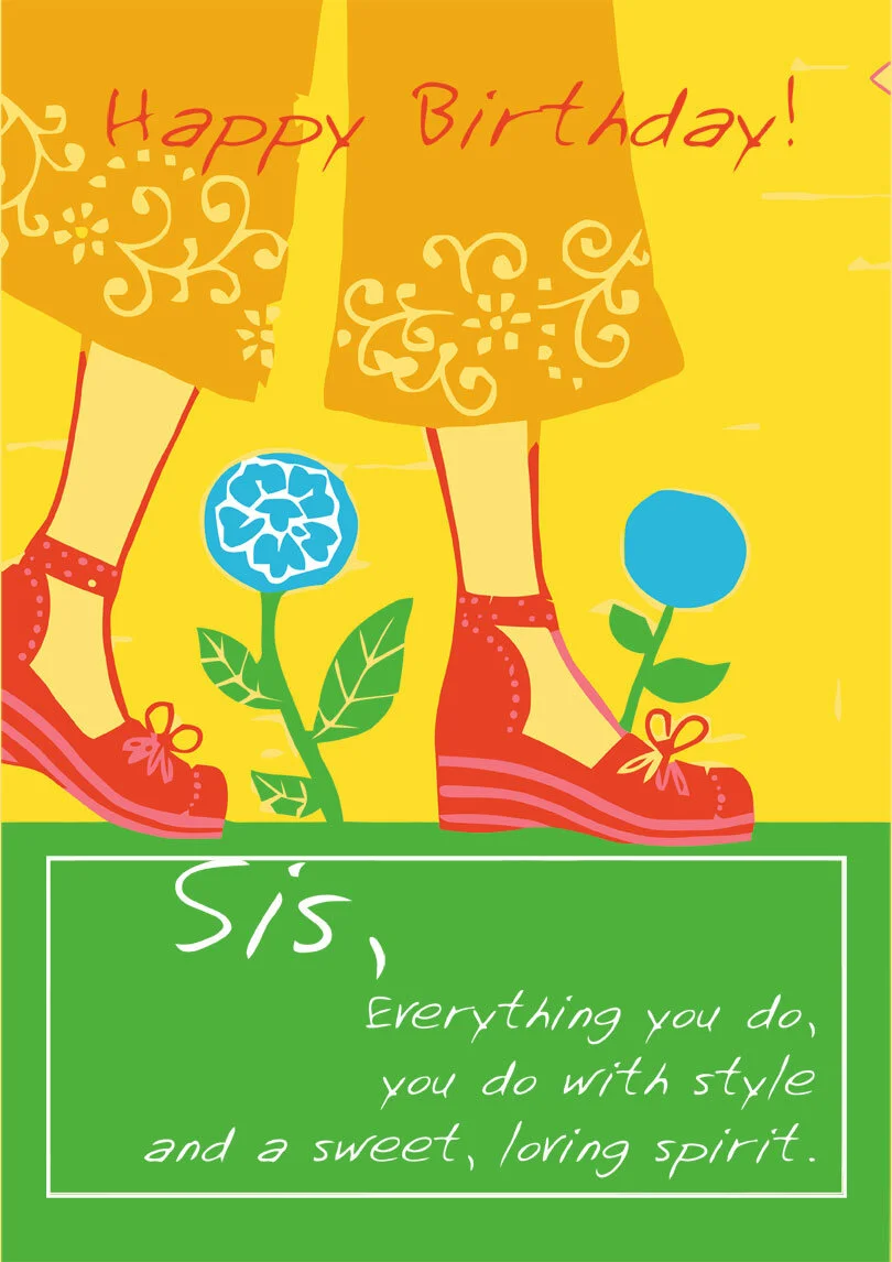 Sister Printable Birthday Cards