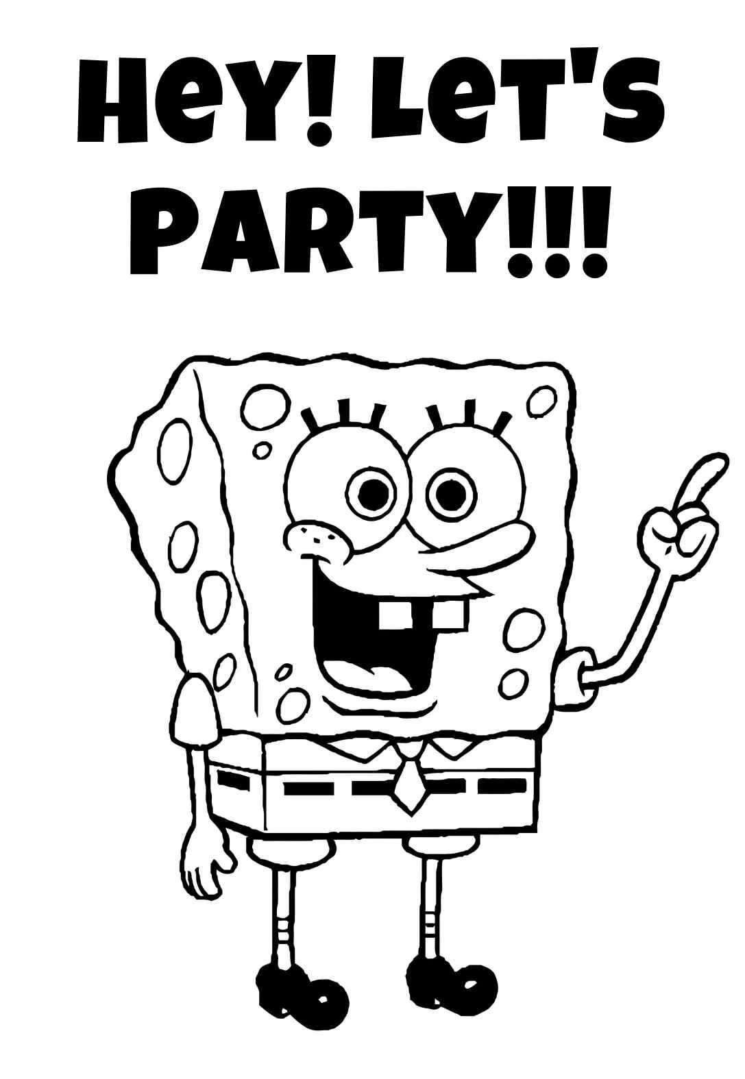 Spongebob Printable Birthday Cards Spongebob Printable Birthday Cards