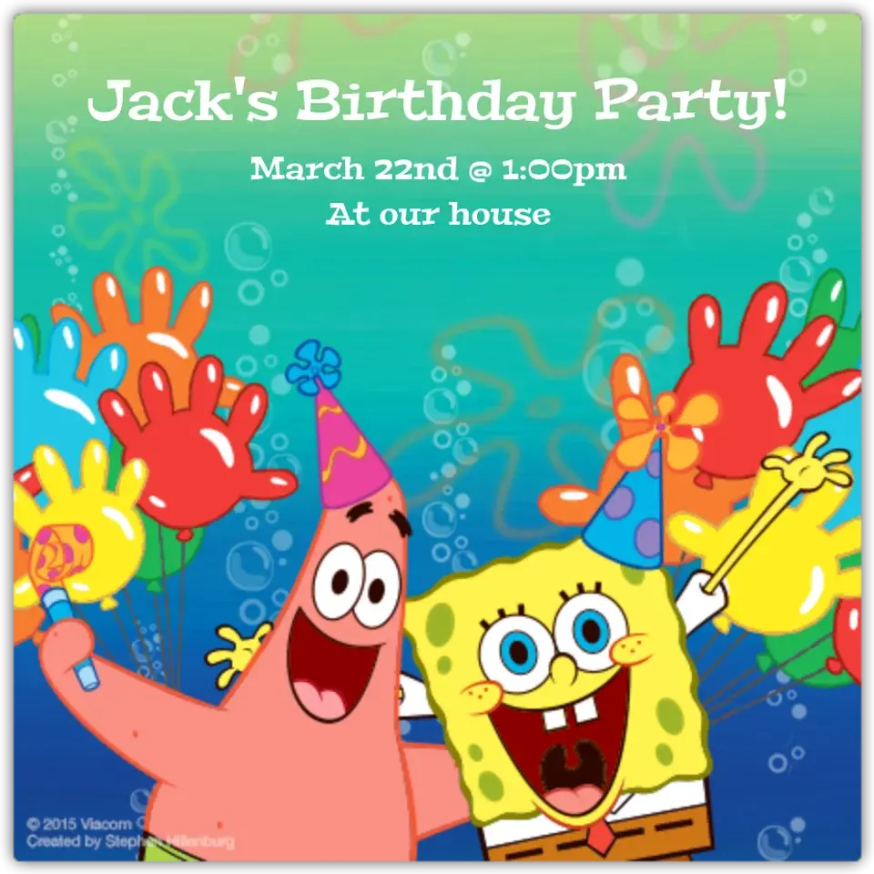 Spongebob Birthday Cards Free Printable Spongebob Birthday Cards Free Printable